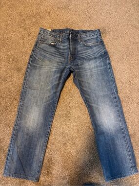 J. Crew Slim Straight Men's Jeans in Medium Blue Wash